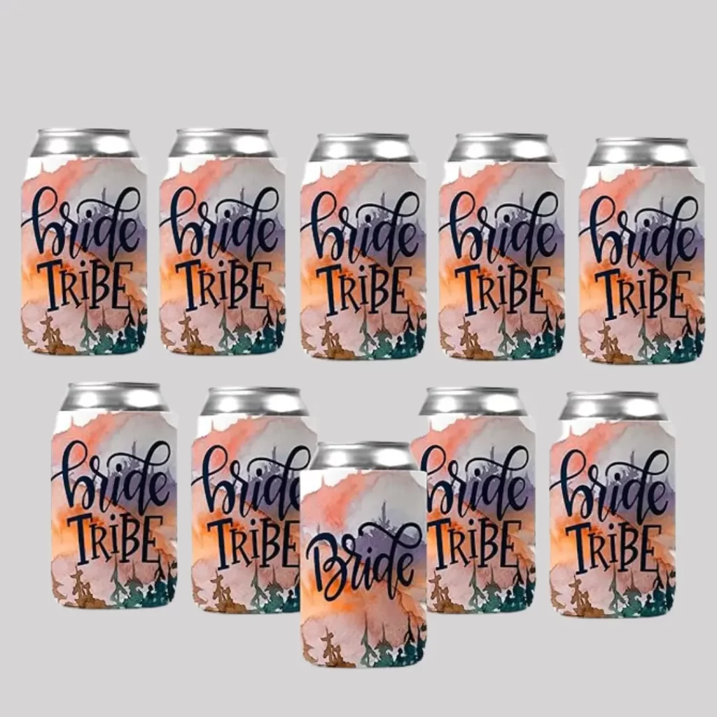 bride tribe coozie