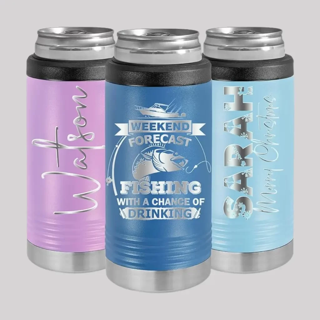customized stainless coozie